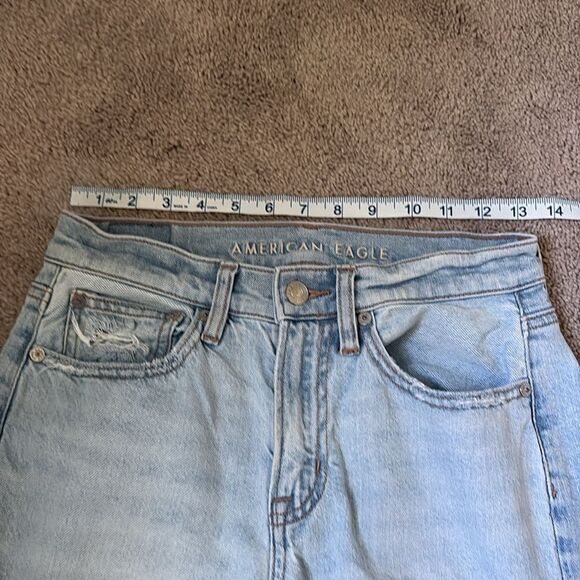 American Eagle 90s Straight Jeans Size 00 - Picture 5 of 14